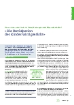 Vorschauseite 1: "Die Partizipation der Kinder wird gestärkt."