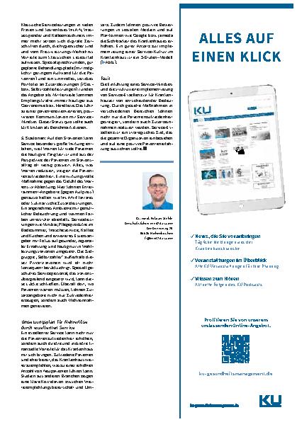 Vorschauseite 3: Service-Exzellenz-Strategie für die Klinik: Ein Schlüssel für Patientenzufriedenheit, Weiterempfehlungsbereitschaft und Umsatzwachstum.
