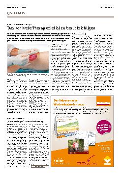 Vorschauseite 1: Das konkrete Therapieziel ist zu berücksichtigen.