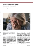 Vorschauseite 1: Pflege und Forschung: Neues aus der Wissenschaft