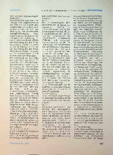 Vorschauseite 3: Zur Rückzahlung von Fortbildungskosten nach Nr. 7 SR 2m Abs. 2 MTV Angestellte