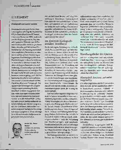 Vorschauseite 2: Ökologie und Soziales zusammen denken