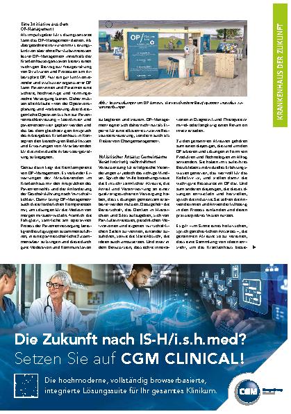 Vorschauseite 2: Medizin von morgen gemeinsam gestalten. Mit holistischem Ansatz zum Paradigmenwechsel im OP.