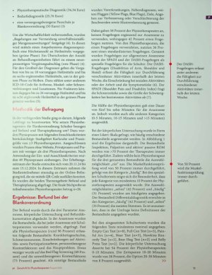 Vorschauseite 2: Einführung der Blankoverordnung Schulter Befragung zu Befund und Therapieplanung