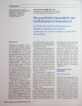 Vorschauseite 1: Die psychische Gesundheit von Geflüchteten in Deutschland. Zur Rolle der Lebenszufriedenheit als Mediator zwischen dem Gefühl "willkommen zu sein" und der psychischen Gesundheit.