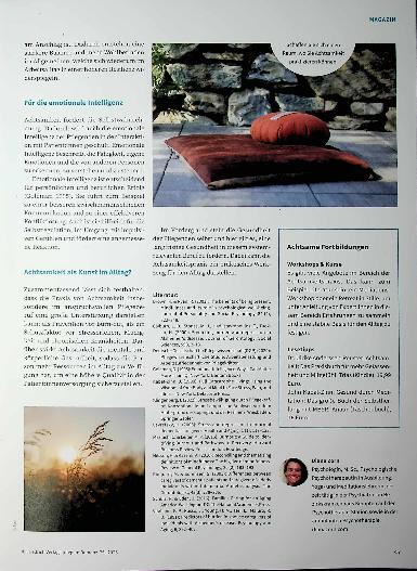 Vorschauseite 4: Die Kunst der Achtsamkeit im Pflegeberuf Kleine Übungen für mehr Balance im Alltag