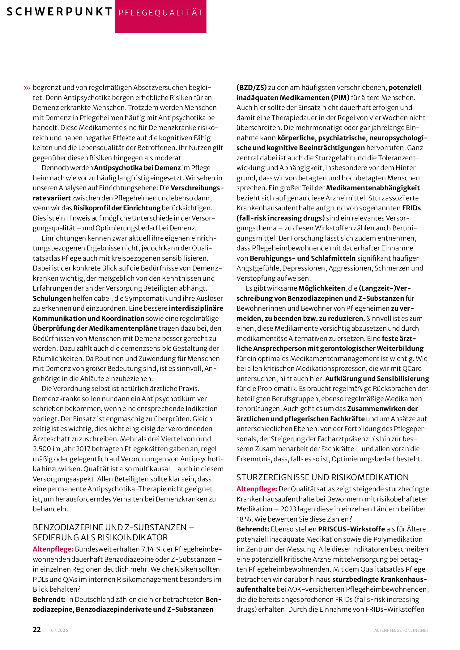 Vorschauseite 3: Aus den Daten des Qualitätsatlas lernen
