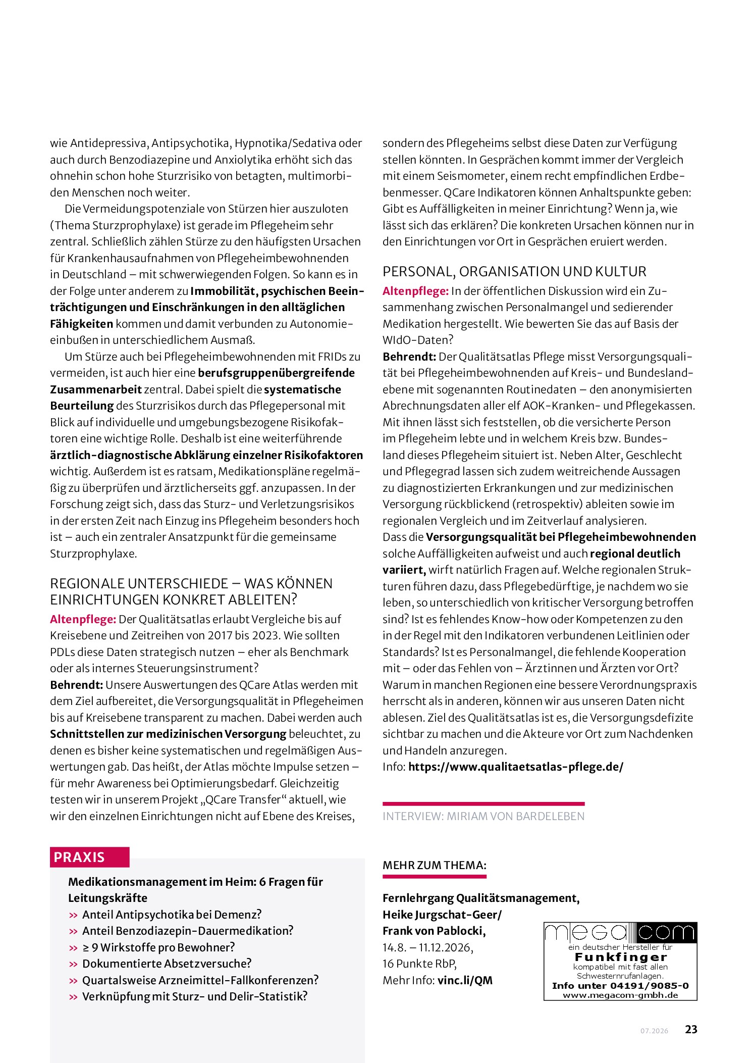 Vorschauseite 4: Aus den Daten des Qualitätsatlas lernen