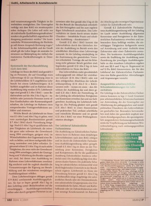 Vorschauseite 4: Die strukturelle Benachteiligung von Auszubildenden in der Zahnärztlichen Assistenz