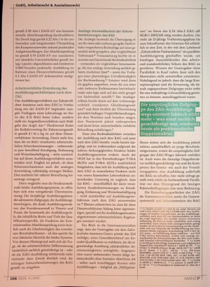 Vorschauseite 6: Die strukturelle Benachteiligung von Auszubildenden in der Zahnärztlichen Assistenz