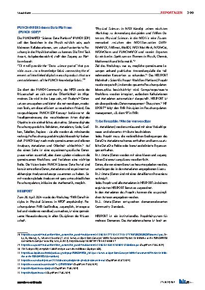 Vorschauseite 4: Sterne und Galaxien – Strukturen im Universum und Standards im Forschungsdatenmanagement