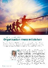 Vorschauseite 1: Organisation muss mitziehen