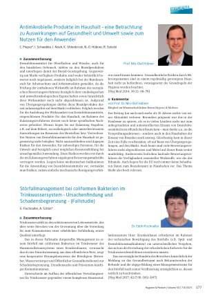 Vorschauseite 2: Umwelthygiene Hygiene und Mikrobiologie – unter besonderer Berücksichtigung der Wasserversorgung