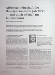 Vorschauseite 1: Arbeitsgemeinschaft der Hauptpersonalräte (AG HPR) — nun auch offiziell im Bundesdienst