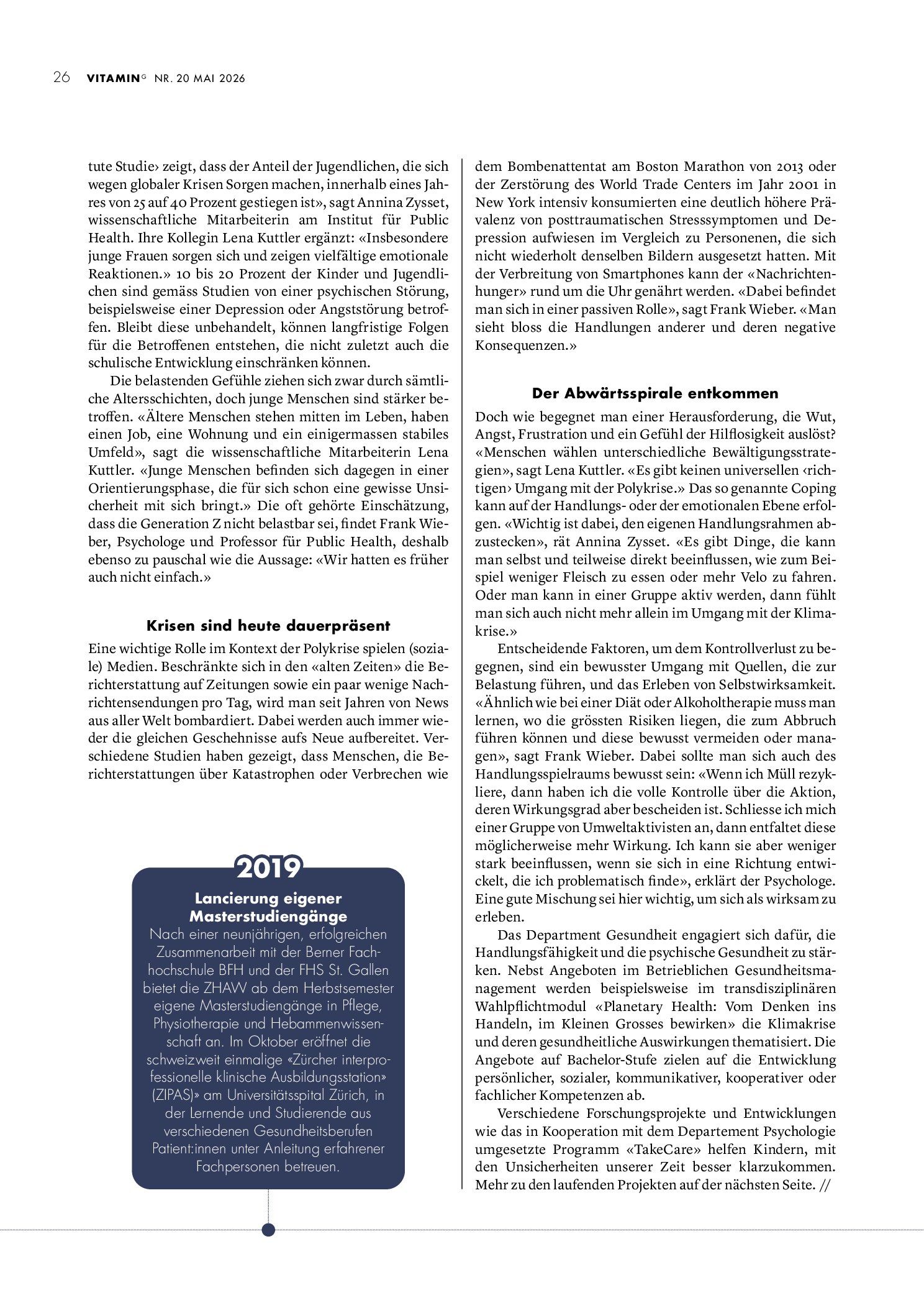 Vorschauseite 2: Wege aus der Polykrise