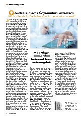 Vorschauseite 1: Auch die interne Organisation verändern.