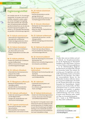 Vorschauseite 5: Wundermittel aus dem 19. Jahrhundert. Wie Schüßler-Salze heute helfen