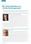 Vorschauseite 1: Die neuen Beiräte von „Sicherheitsingenieur".