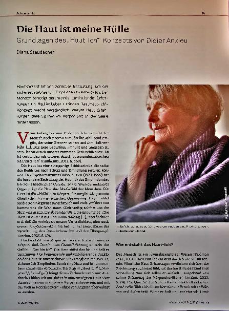 Vorschauseite 1: Die Haut ist meine Hülle. Grundlagen des „Haut-Ich“-Konzepts von Didier Anzieu.