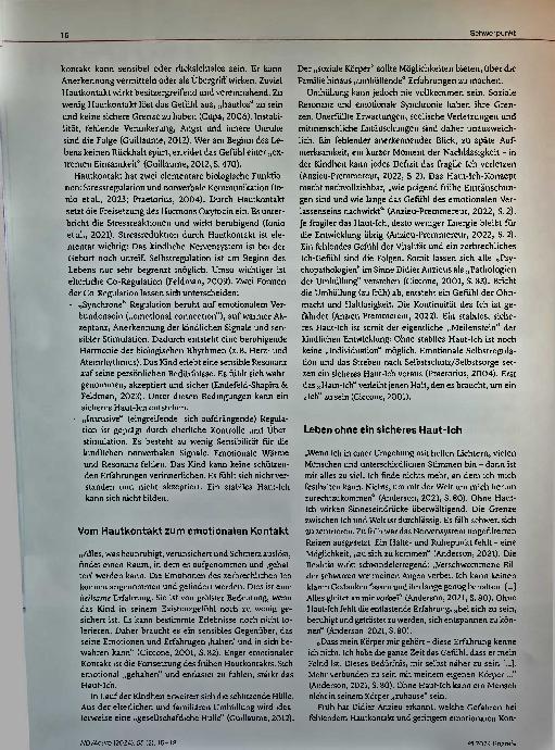 Vorschauseite 2: Die Haut ist meine Hülle. Grundlagen des „Haut-Ich“-Konzepts von Didier Anzieu.