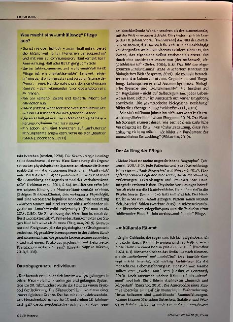 Vorschauseite 3: Die Haut ist meine Hülle. Grundlagen des „Haut-Ich“-Konzepts von Didier Anzieu.