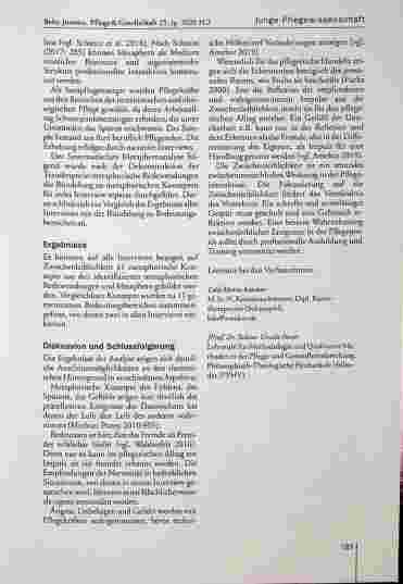 Vorschauseite 2: Junge Pflegewissenschaft