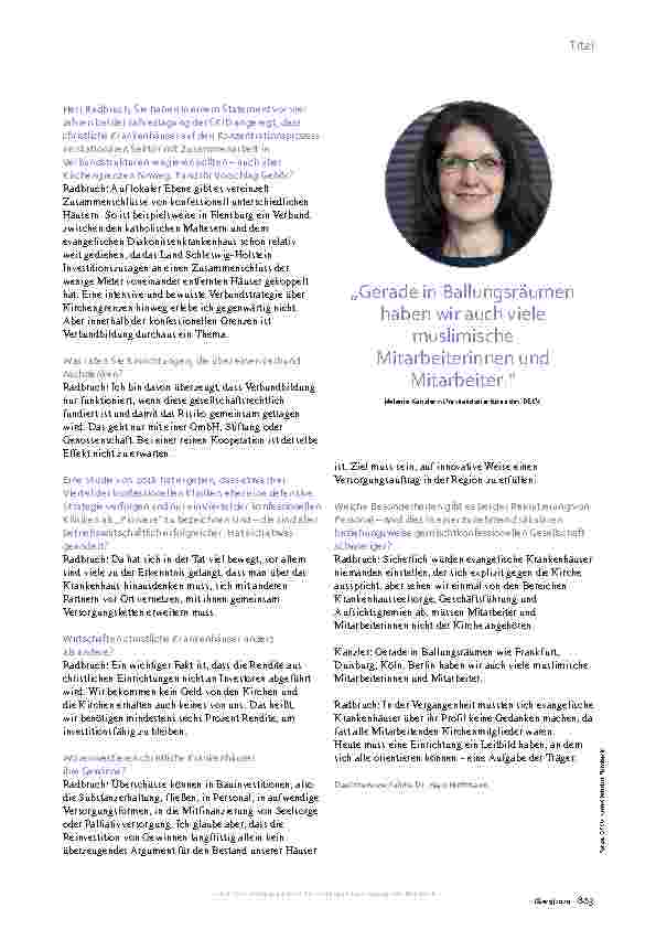 Vorschauseite 2: DEKV „Wir müssen uns noch profilierter aufstellen“