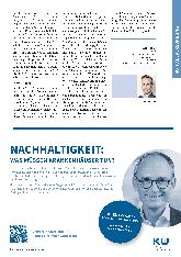 Vorschauseite 3: In der Notaufnahme liegt die Zukunft.