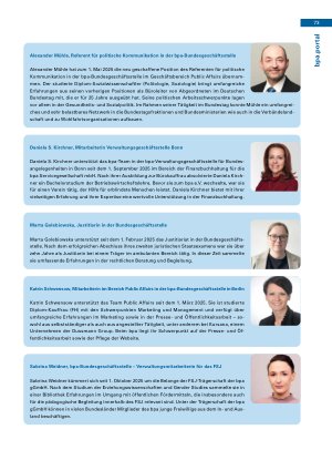 Vorschauseite 4: Verdiente Mitarbeiterinnen und Mitarbeiter In den vergangenen Monaten konnten zahlreiche Mitarbeiterinnen und Mitarbeiter des bpa ihr Betriebsjubiläum feiern