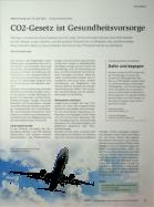 Vorschauseite 1: CO2-Gesetz ist Gesundheitsvorsorge.