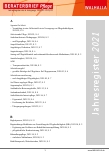 Vorschauseite 1: Beraterbrief Pflege Jahresregister