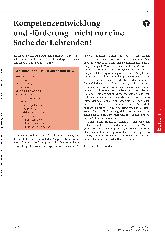 Vorschauseite 1: Kompetenzentwicklung und -förderung - nicht nur eine Sache der Lehrenden!