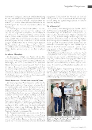 Vorschauseite 2: Weniger Doku, mehr Zuwendung: Praxis-Erkenntnisse aus dem „Digitalen Pflegeheim“ Linz