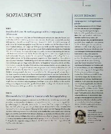 Vorschauseite 1: Sozialrecht