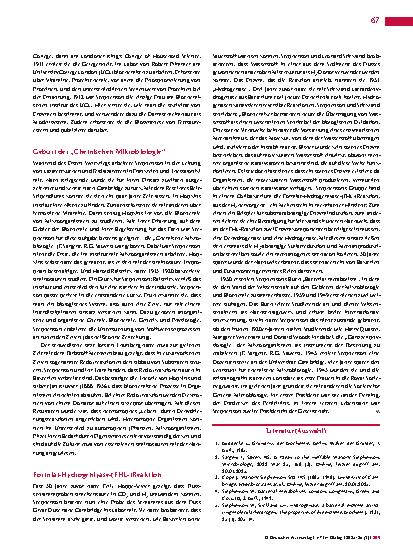 Vorschauseite 2: Bakterienmetabolismus und Hydrogenasen Die britische Biochemikerin und Mikrobiologin Marjory Stephenson (1885 – 1948)