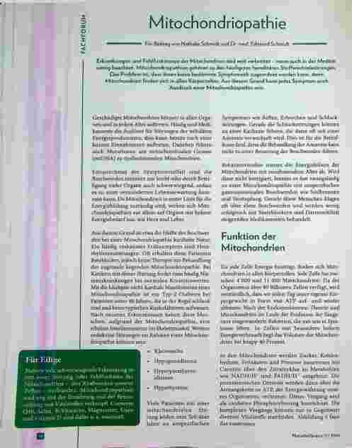 Vorschauseite 1: Mitochondriopathie