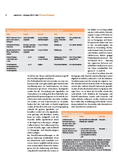 Vorschauseite 4: Hygienestandards im Fokus: Effektive Flächenreinigung und -desinfektion in der ambulanten Chirurgie