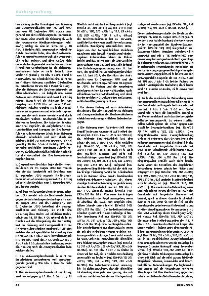 Vorschauseite 2: 1. Zur Zwangsbehandlung und Fixierung