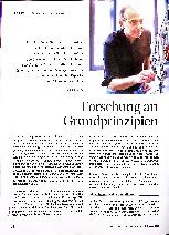 Vorschauseite 1: Forschung an Grundprinzipien