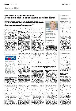 Vorschauseite 1: Probleme nicht nur beklagen, sondern lösen.