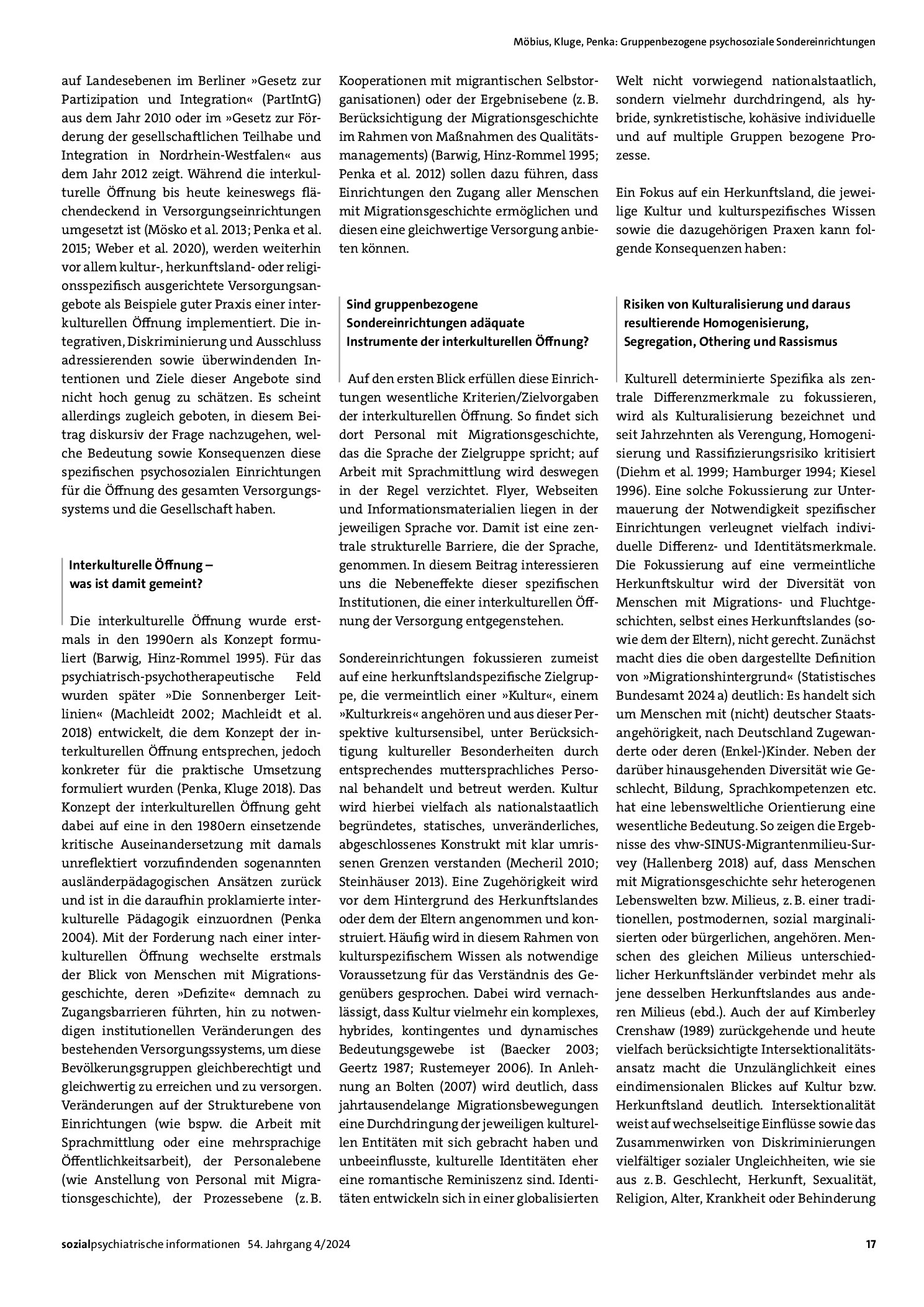 Vorschauseite 2: Gruppenbezogene psychosoziale Sondereinrichtungen: Lösung oder Hindernis einer interkulturellen Öffnung?