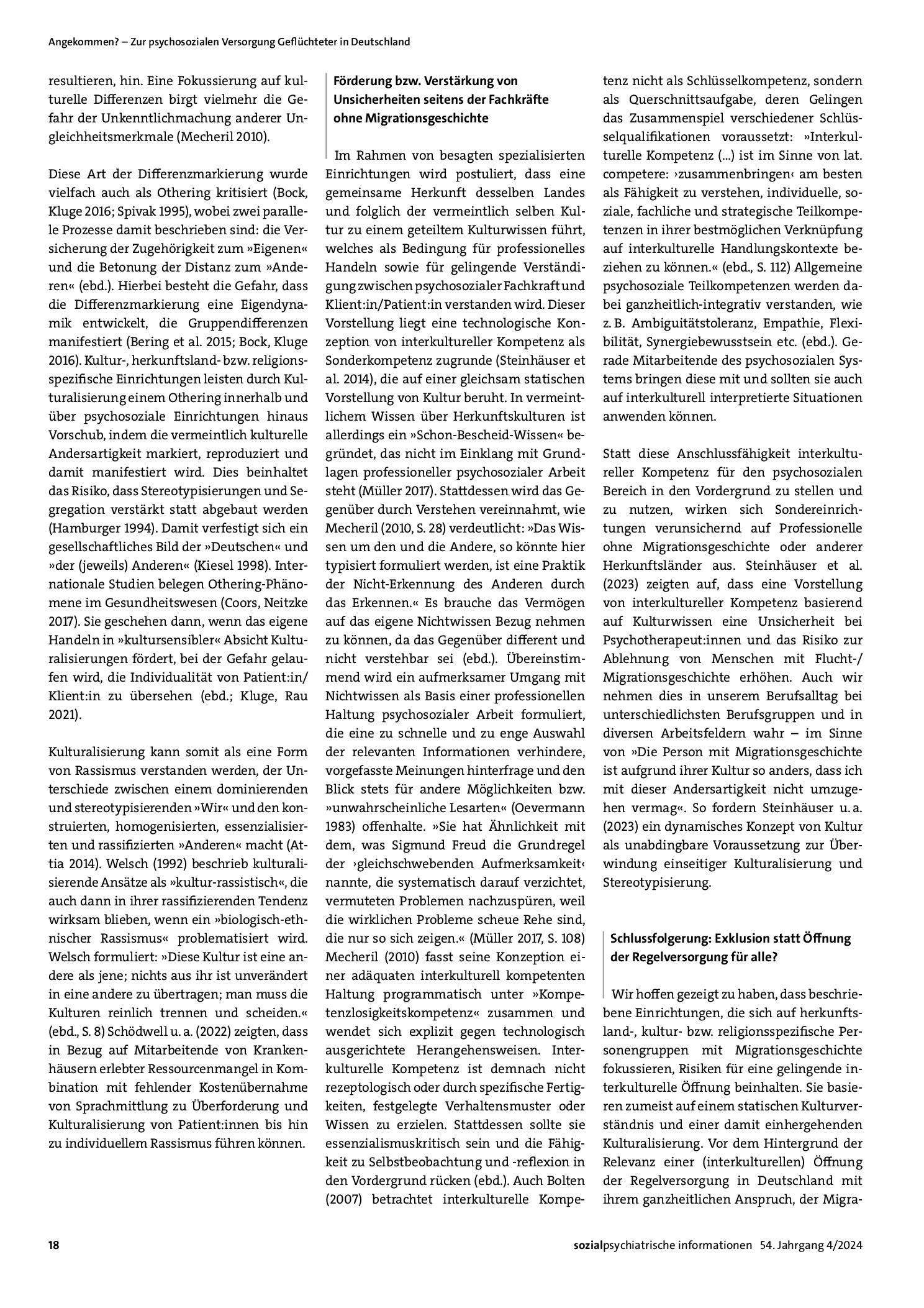 Vorschauseite 3: Gruppenbezogene psychosoziale Sondereinrichtungen: Lösung oder Hindernis einer interkulturellen Öffnung?