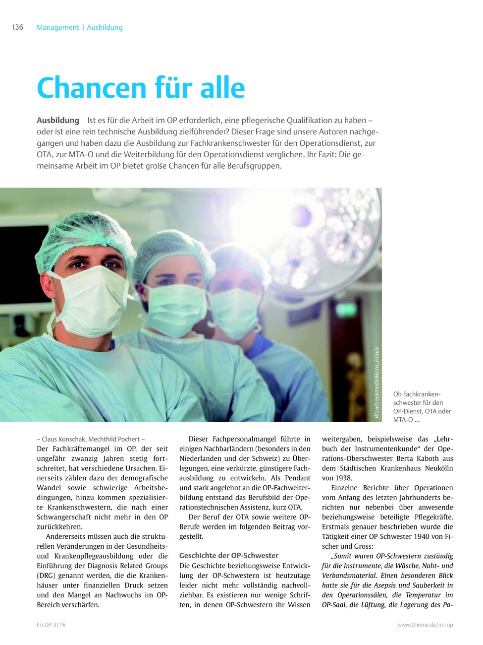 Vorschauseite 1: Chancen für alle