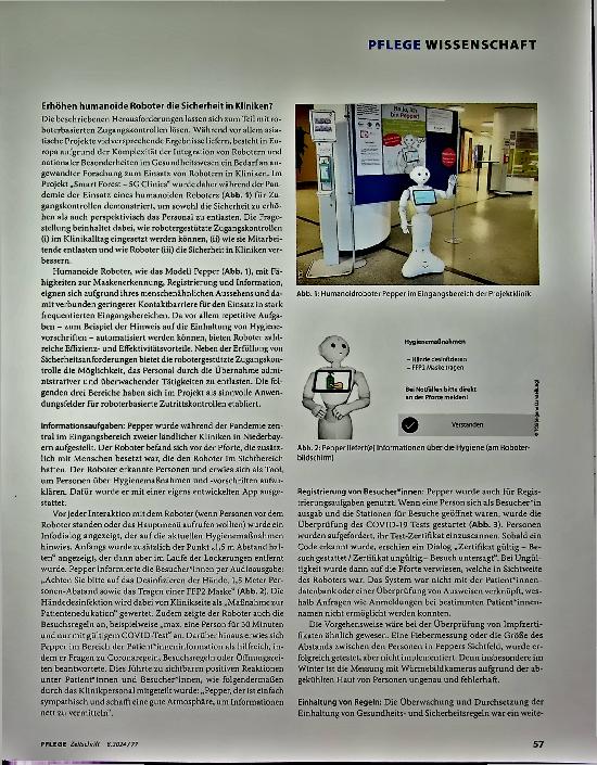 Vorschauseite 2: Hereinspaziert: Zugangskontrollen durch Roboter