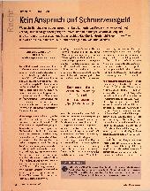Vorschauseite 1: Kein Anspruch auf Schmerzensgeld