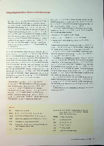 Vorschauseite 1: Impulsgebendes Unterrichtskonzept