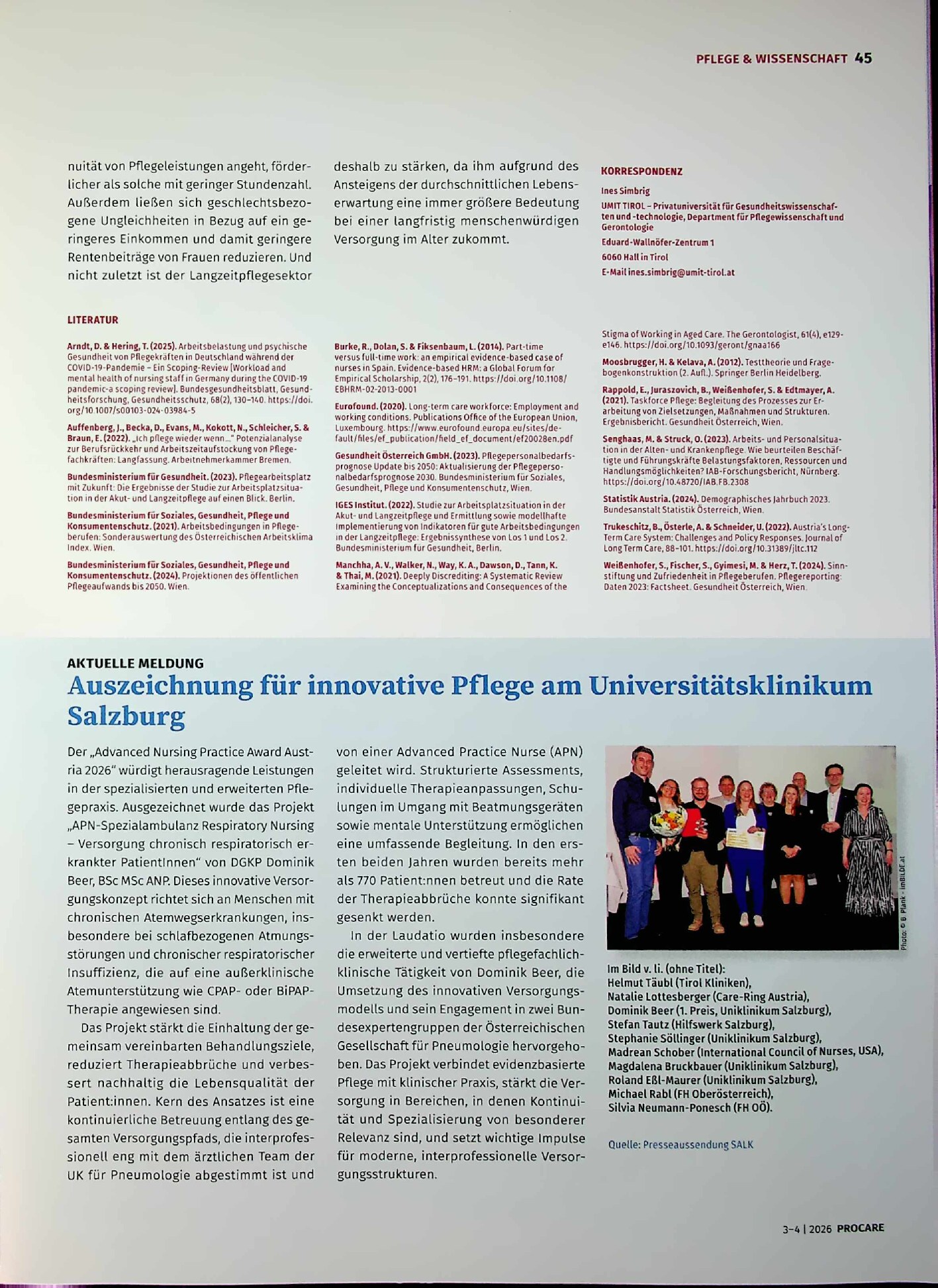 Vorschauseite 5: Bereitschaft zur Arbeitszeiterhöhung von Teilzeitbeschäftigten in der mobilen und stationären Langzeitpflege in Österreich