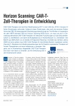 Vorschauseite 1: Horizon Scanning: CAR-T-Zell-Therapien in Entwicklung