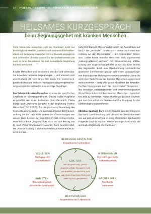 Vorschauseite 1: Heilsames Kurzgespräch beim Segnungsgebet mit kranken Menschen
