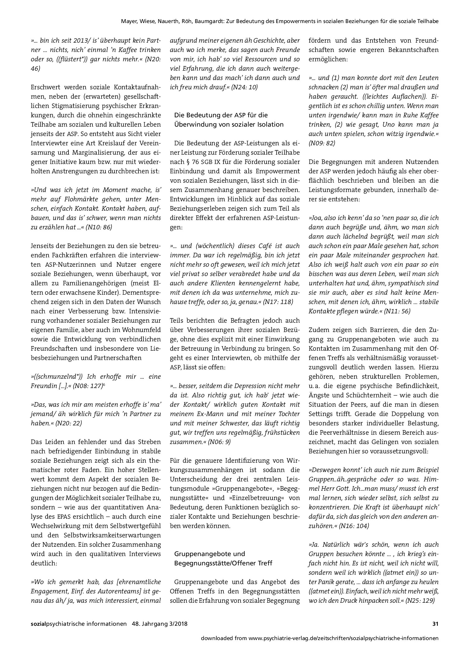 Vorschauseite 3: Zur Bedeutung des Empowerments in sozialen Beziehungen für die soziale Teilhabe von psychisch erkrankten Menschen